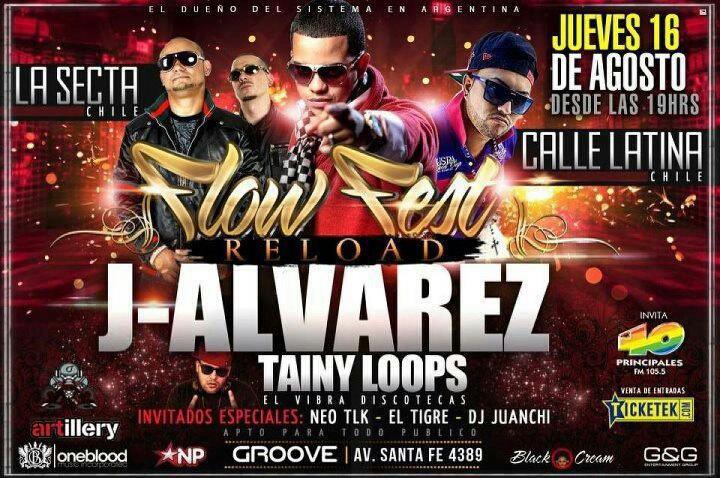 La Secta tour Argentina junto a J Alvarez 
