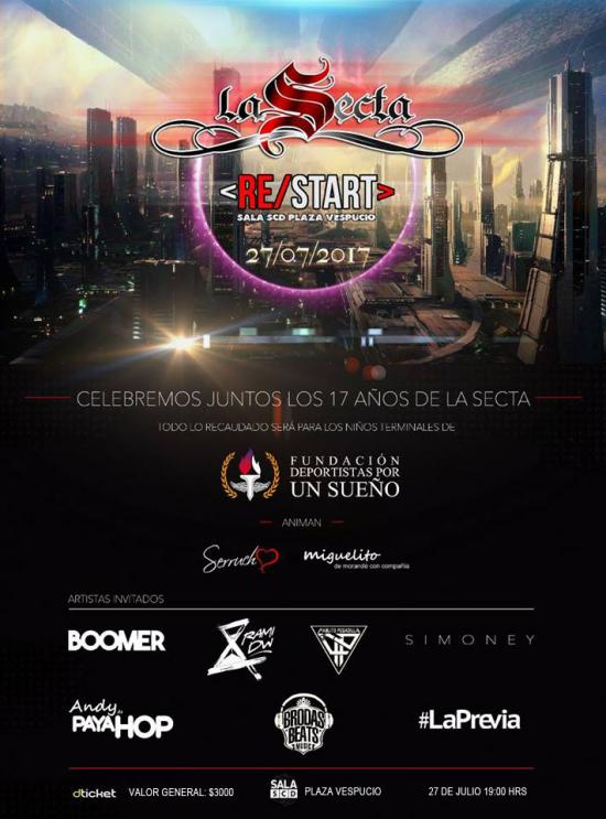 La Secta celebra 17 años en sala Scd